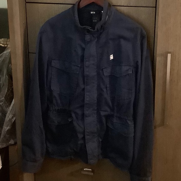 Navy G-Star RAW Men’s Jacket XL - Picture 2 of 8